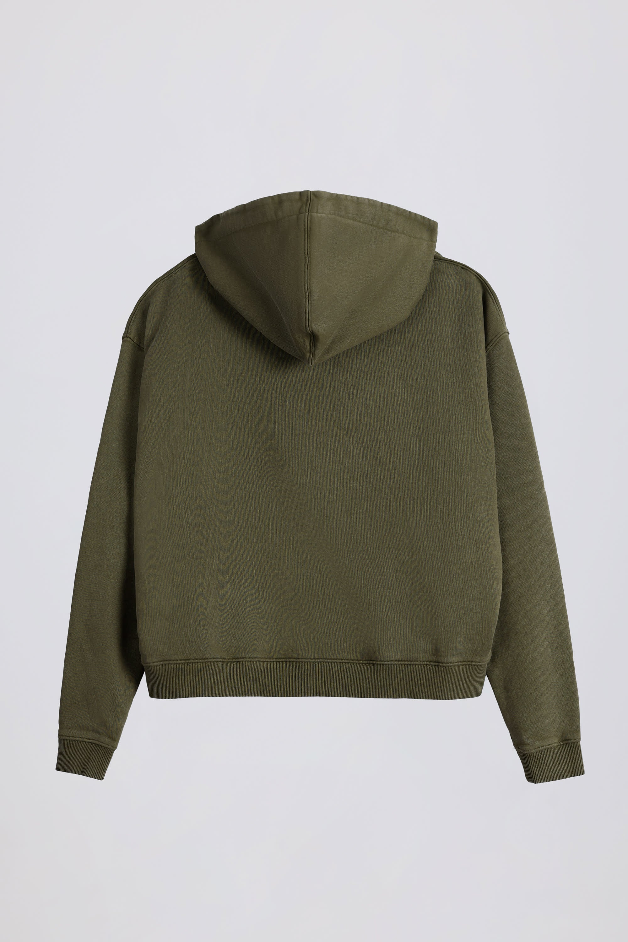 Acid Wash Oversized Hoodie in Light Green